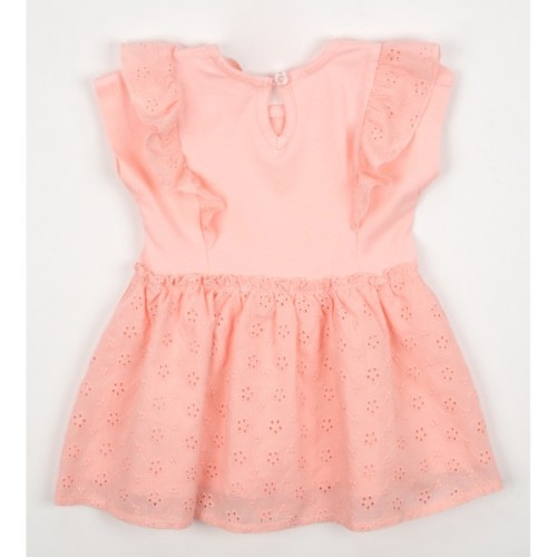 Плаття дитяче Breeze з оборкою (18717-80G-peach)