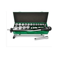 Набір інструментів Toptul дюймових із тріскачкою 3/4" 24шт. (12-гр.) (GCAD2405)