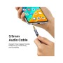 Кабель мультимедійний 3.5mm M to 3.5mm M 1.5m (4pin) AV183 gray Ugreen (20497)
