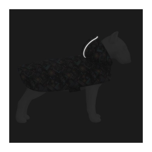 Дощовик для тварин WAUDOG Clothes Накидка з капюшоном Нескінченні світи XXS (354-4058)