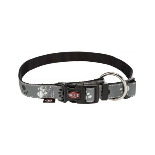 Нашийник для тварин Trixie Silver Reflect світловідбиваючий M-L 35-55 см/20 мм сірий (4011905122236)