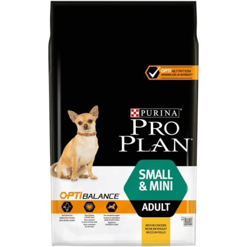 Сухий корм для собак Purina Pro Plan Dog Small&Mini Adult з куркою і рисом 7 кг (7613035123458)