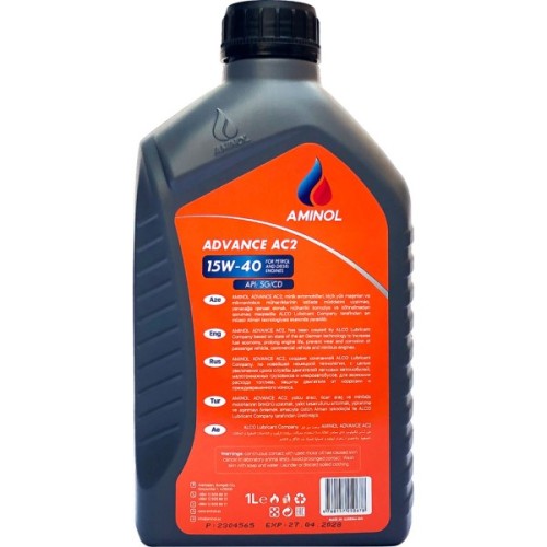 Моторна олива Aminol Advance AC2 15W40 1л (AM164943)
