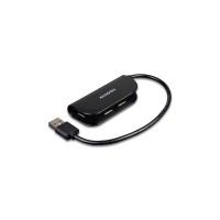 Концентратор AXAGON USB 2.0 to 4xUSB 2.0 0.2m black (HUE-X4B)