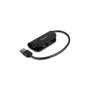 Концентратор AXAGON USB 2.0 to 4xUSB 2.0 0.2m black (HUE-X4B)