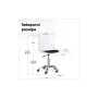 Офісне крісло Evo-kids Capri White / Black (H-231 W/B)