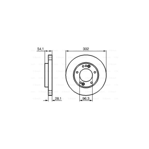 Гальмівний диск Bosch 0 986 479 230
