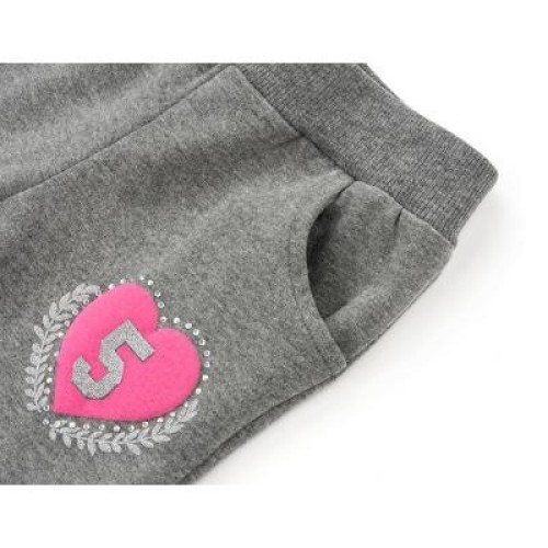 Спортивний костюм дитячий Breeze із серцем (9347-110G-pink)