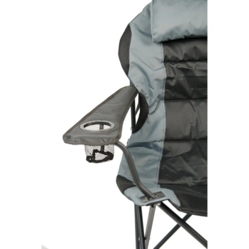 Крісло складане NeRest Рибак Трофей NR-35 чорне з сірим (4820211100629_1)