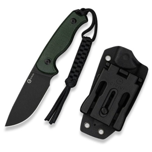 Ніж Civivi Timberbark, Green Micarta, Darkwash (C23094-3)