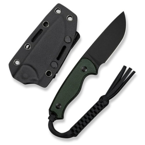 Ніж Civivi Timberbark, Green Micarta, Darkwash (C23094-3)