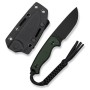 Ніж Civivi Timberbark, Green Micarta, Darkwash (C23094-3)