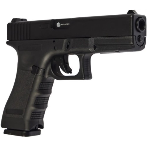 Страйкбольний пістолет Evolution E017 Gas 6 мм Black (EP0217)