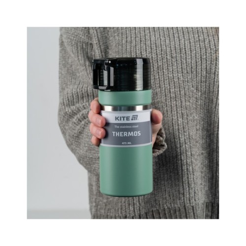Термос Kite 473 мл зелений (K25-320-2)