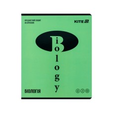 Зошит Kite предметний Bright 48 аркуші, клітинка, біологія (K25-240-17)
