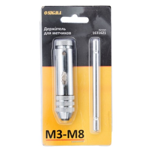 Вороток для мітчиків Sigma М3-М8 Т-подібний храповий (1631621) (1631621)