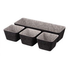 Контейнер для зберігання Ardesto Prestigio 4 предмети Сірий (ARHH5101FG)