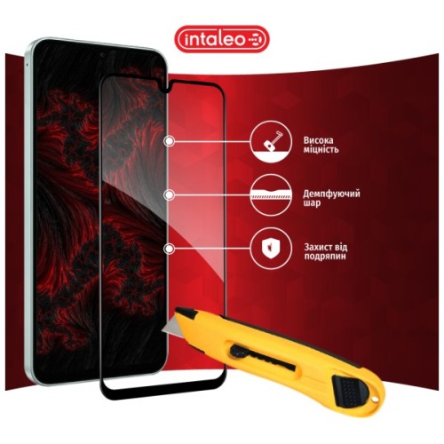 Скло захисне Intaleo Full Glue ESD Samsung A26 Black (1283126620324)