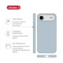 Чохол до мобільного телефона Intaleo Silicone Case Apple iPhone 17 Air Light Blue (1283126630453)