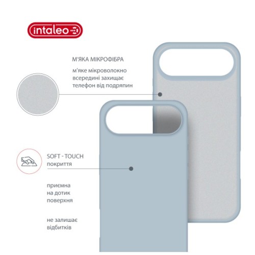 Чохол до мобільного телефона Intaleo Silicone Case Apple iPhone 17 Air Light Blue (1283126630453)