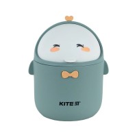 Кошик для паперів Kite Настільний контейнер для сміття, сіро-зелений (K24-010-1)