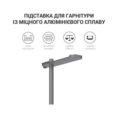 Підставка для гарнітури OfficePro Aluminum Alloys Grey (LS350G)