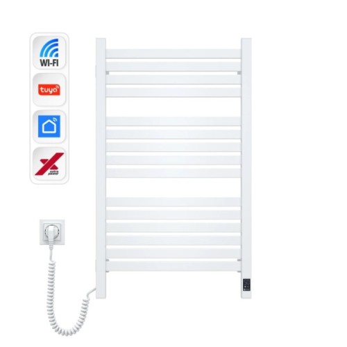 Сушарка для рушників Navin Авангард Х, 800х480, Wi-Fi, білий, лівобічна (12-172155-4880)