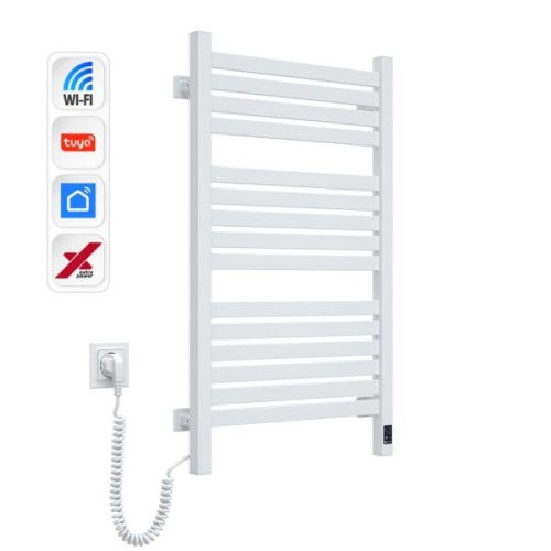 Сушарка для рушників Navin Авангард Х, 800х480, Wi-Fi, білий, лівобічна (12-172155-4880)