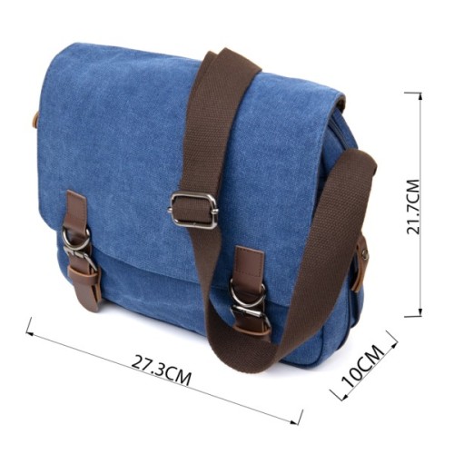 Сумка Vintage Текстильна Синя (20606)