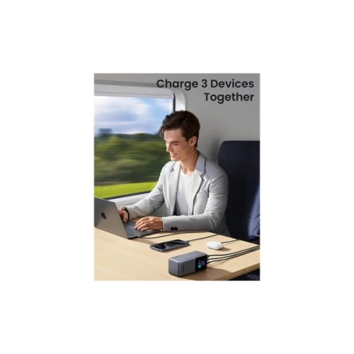 Батарея універсальна Ugreen 20000mAh 130W Nexode Smart Display with Built-in Cable (PB723 55365B)