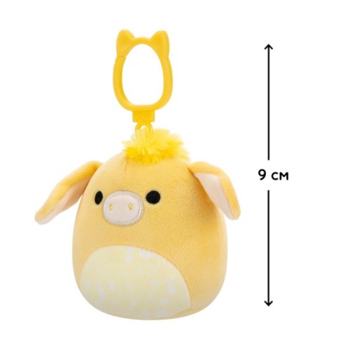 Брелок Squishmallows на кліпсі – Віслючок Гевін 9 см (SQCP00461)