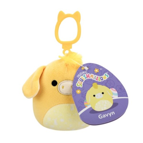 Брелок Squishmallows на кліпсі – Віслючок Гевін 9 см (SQCP00461)