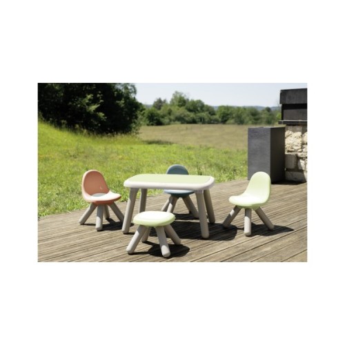 Дитячий стілець Smoby зі спинкою Life терракотово-сірий (7600880122)