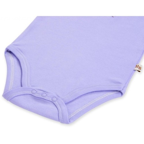 Боді дитяче Luvable Friends фіолетовий з бамбука з бджілкою (68324.PP.0-3)