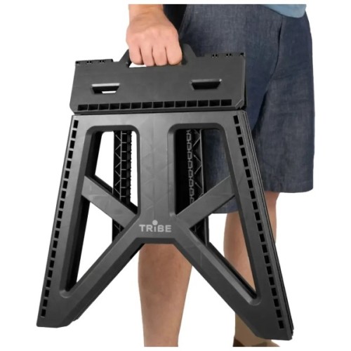 Стілець складаний Tribe Camp Chair High пластиковий black (T-EF-0002-black)