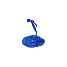 Шланг для поливу Voltronic KY-225B, 7.5-22.5м/75ft, Blue, + розпилювач, насадка на кран, Box (KY-225B)