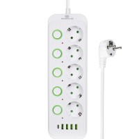 Мережевий фільтр живлення XoKo XK-SP-5-2-1-WH