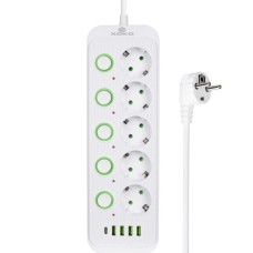 Мережевий фільтр живлення XoKo XK-SP-5-2-1-WH