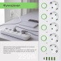 Мережевий фільтр живлення XoKo XK-SP-5-2-1-WH