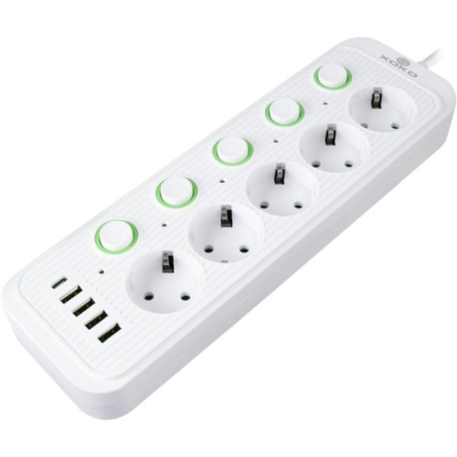 Мережевий фільтр живлення XoKo XK-SP-5-2-1-WH
