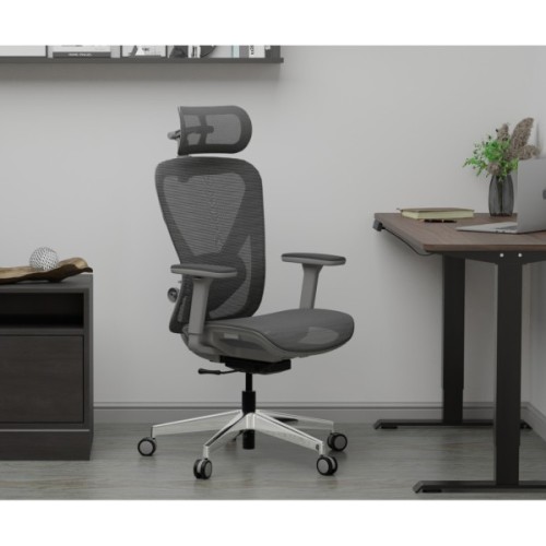 Офісне крісло Mealux Q1 Air Grey (HF-Q1 M/G)
