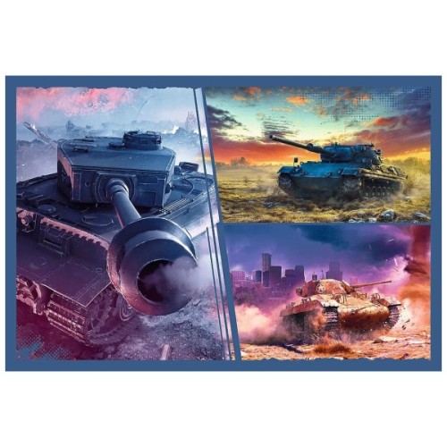 Пазл Trefl WARGAMING Бронетанкова місія 2х200 елементів (5900511133462)