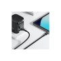 Дата кабель USB-C to 2xUSB-C 1.2m 100W nylon black Acefast (6974316285120)