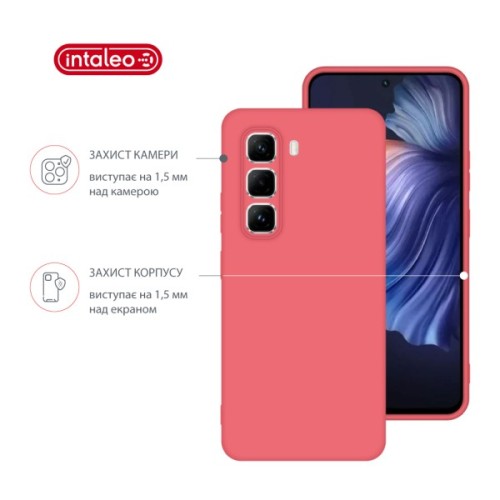 Чохол до мобільного телефона Intaleo Silicone Infinix Hot 50 Pro Pink (1283126616563)