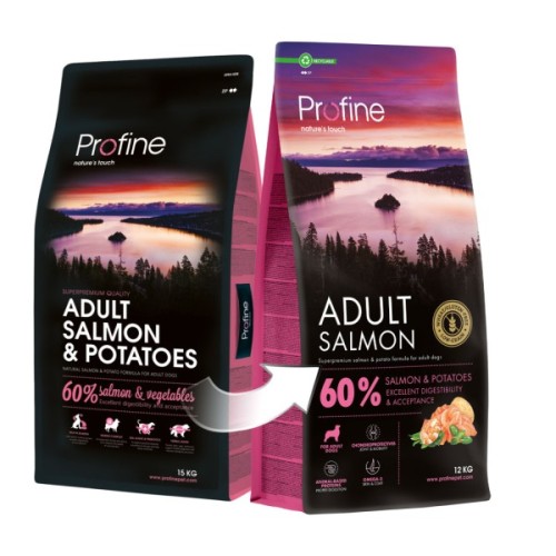 Сухий корм для собак Profine Salmon and Potatoes для дорослих собак всіх порід 12 кг (8595602569496)