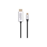 Кабель мультимедійний USB-C to HDMI M 1.5m grey Promate (hdlink-60h.grey)