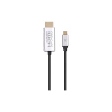 Кабель мультимедійний USB-C to HDMI M 1.5m grey Promate (hdlink-60h.grey)