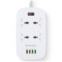 Мережевий фільтр живлення ColorWay 4 розетки/4USB White 1.8м (1QC3.0 + 3 AUTO ID) (CW-CHU44QW)