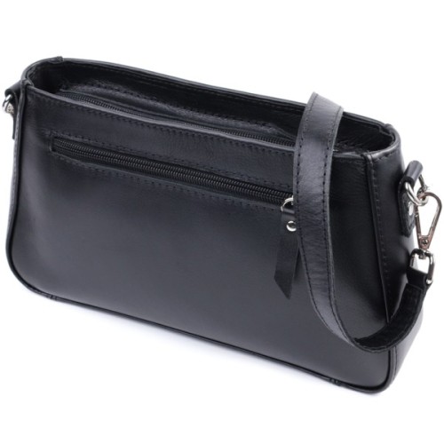 Сумка Shvigel З натуральної шкіри Чорна (22838)