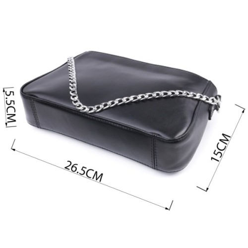 Сумка Shvigel З натуральної шкіри Чорна (22838)